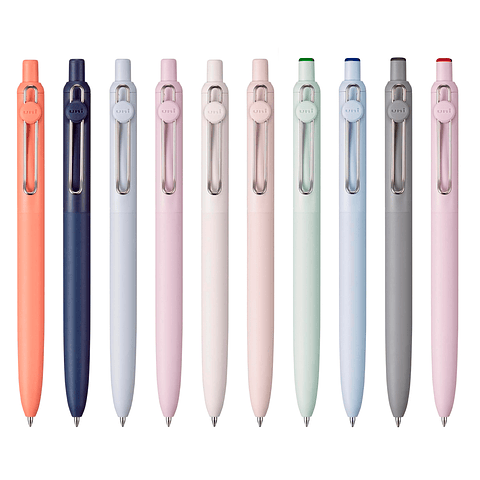 Bolígrafos retráctiles de tinta gel Zento uniball 0.7mm