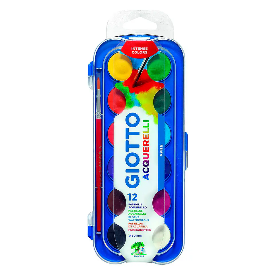 Acuarela Giotto 12 Colores 30mm 1