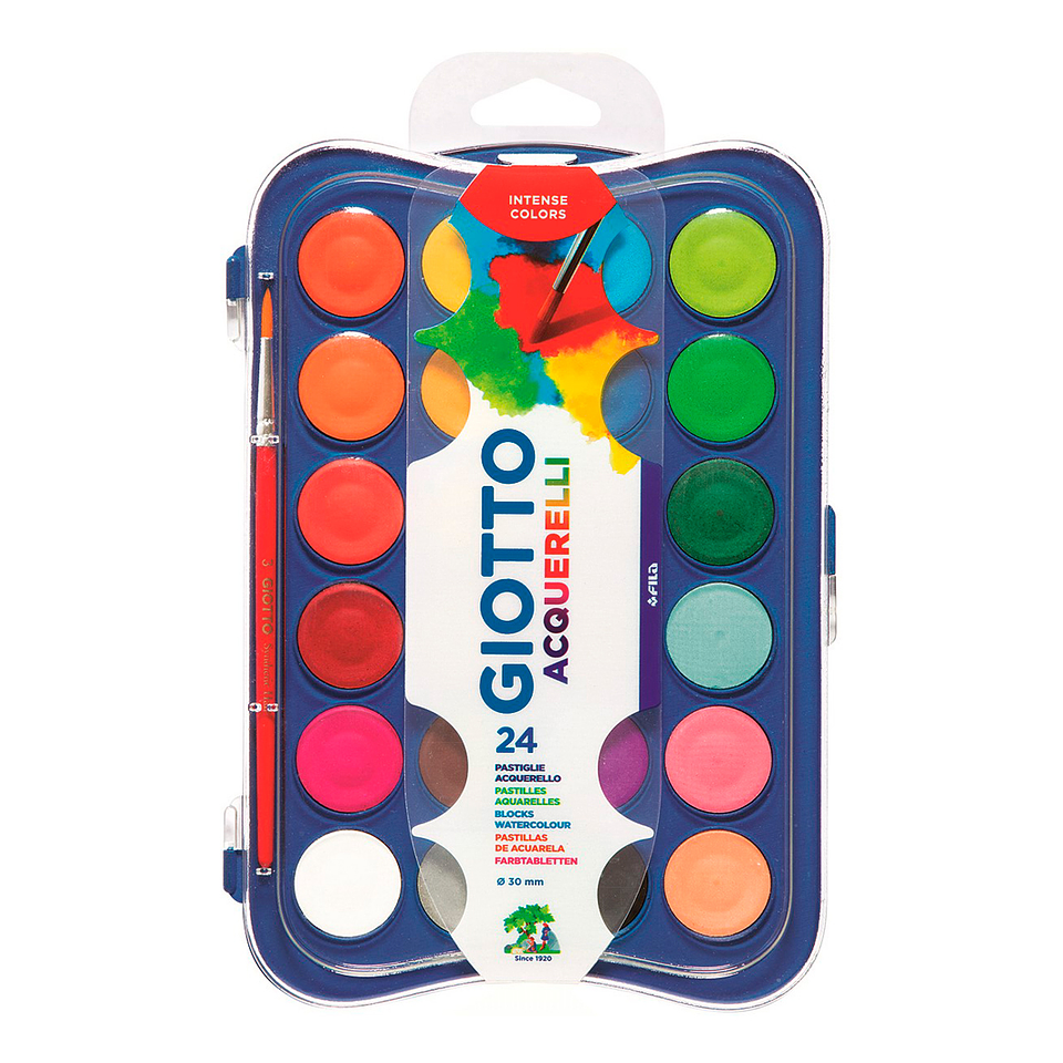 Acuarela Giotto 24 Colores 30mm 1