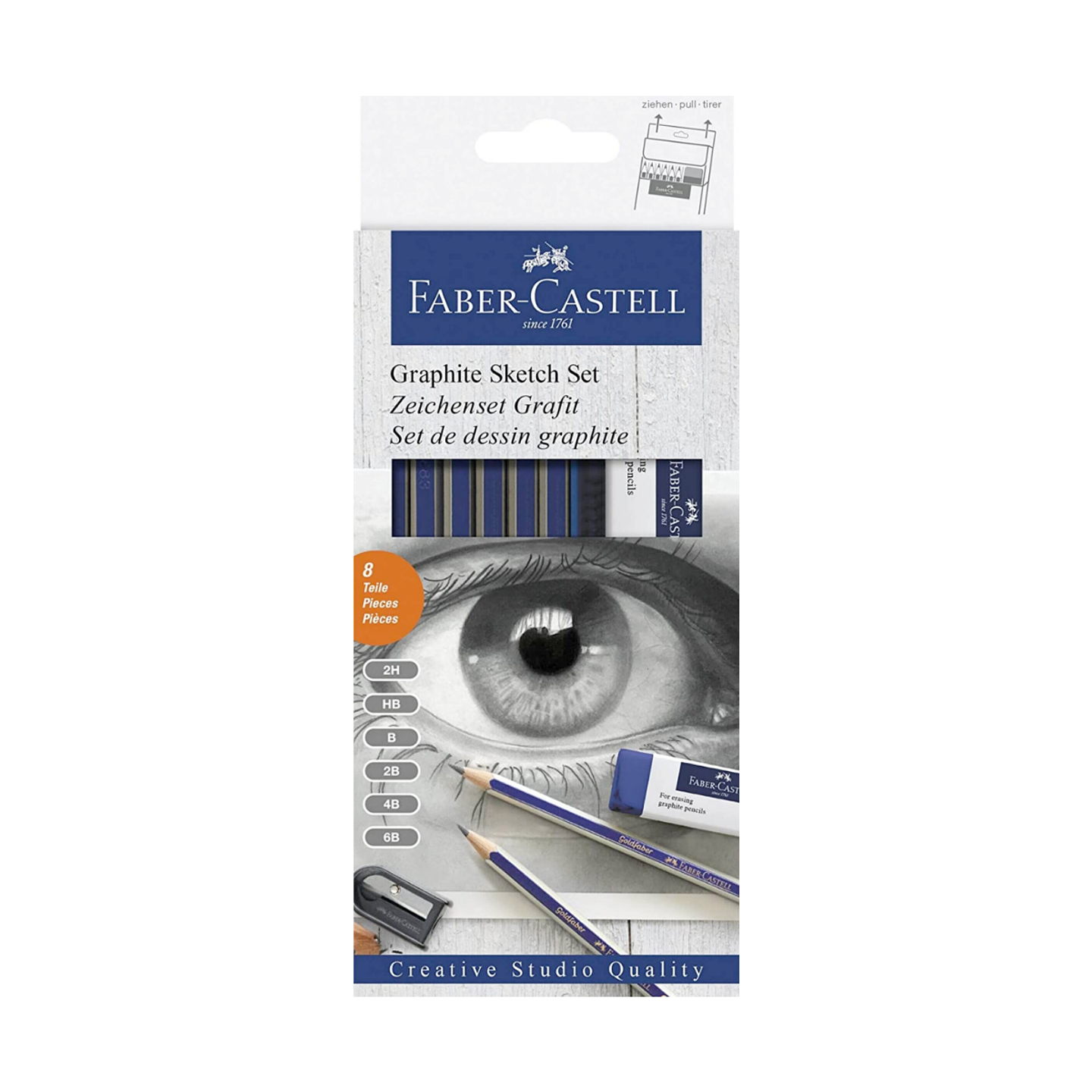 Faber-Castell Graphite Sketch Set - 8 Piezas 1