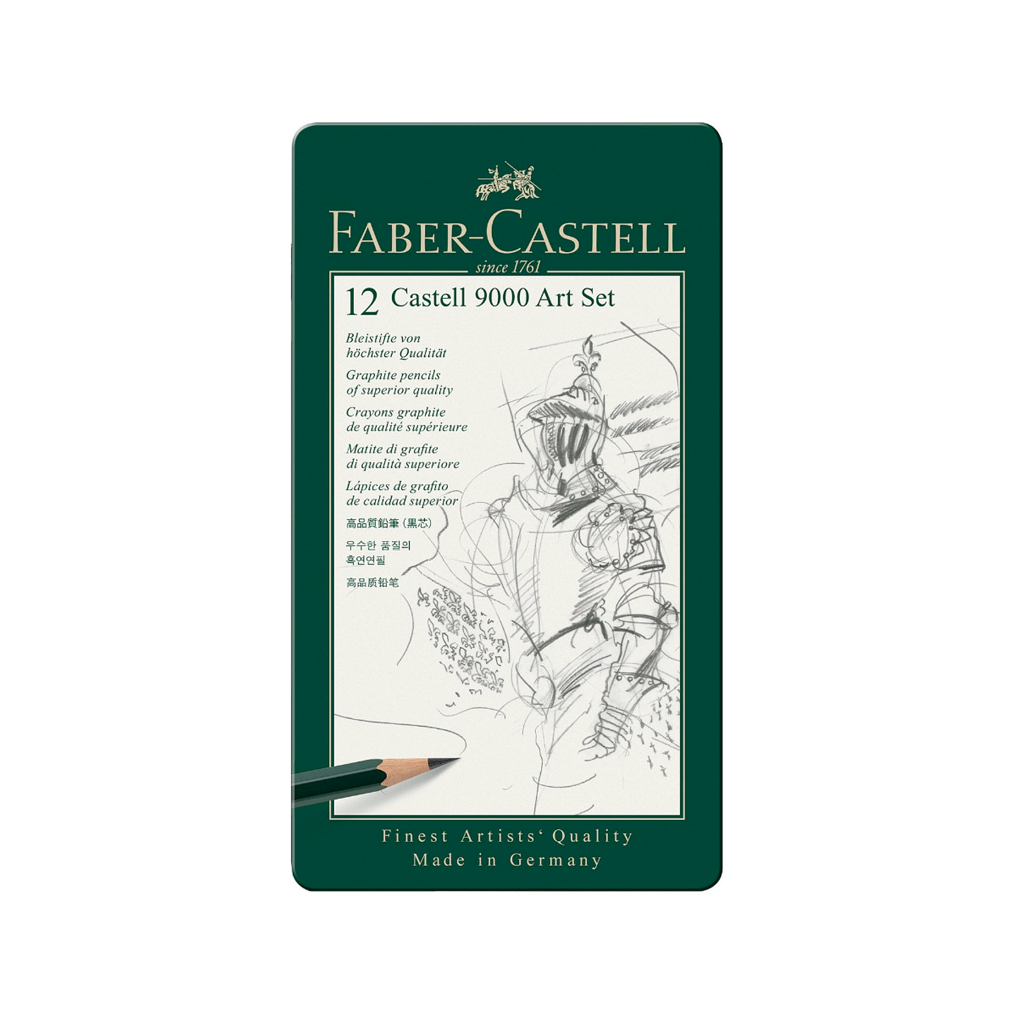 Set 12 Lapices Grafito Faber Castell 9000 Art Set 1