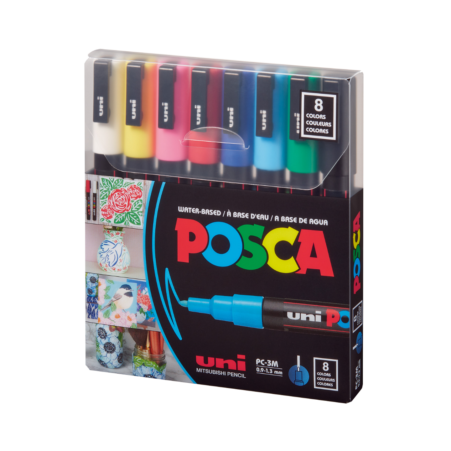 Marcadores Posca 3M Set 8 Colores Básicos 2