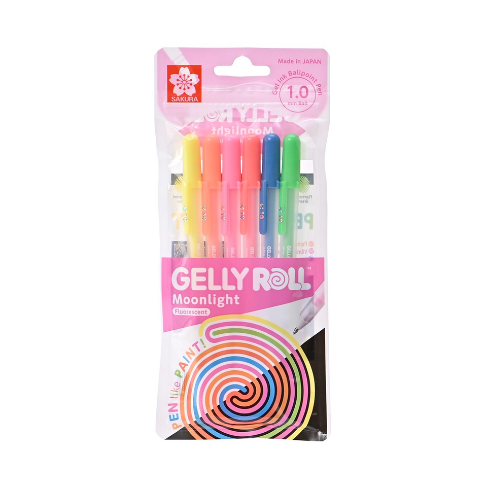 Set Gelly Roll Moonlight 6 colores 1