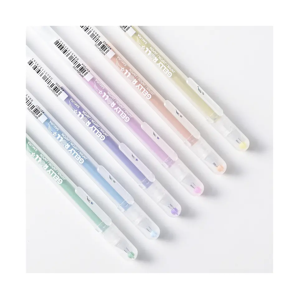 Lapiz Gel Gelly Roll Sakura 6 Colores Stardust 2