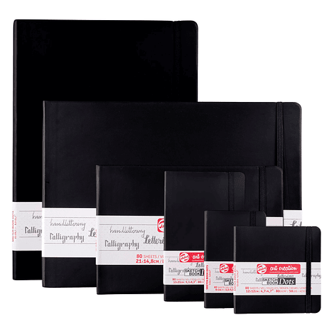 Libreta Negra con Puntos 80grs - Sketchbook Art Creation