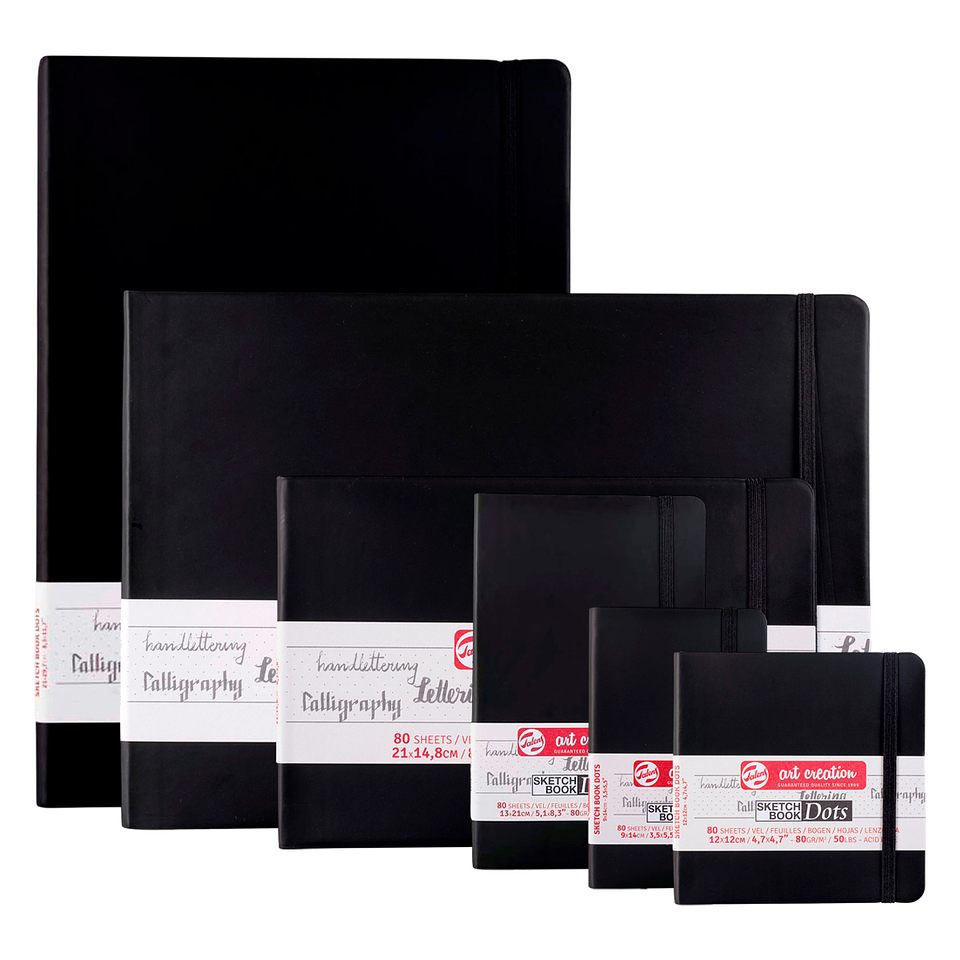 Libreta Negra con Puntos 80grs - Sketchbook Art Creation 1