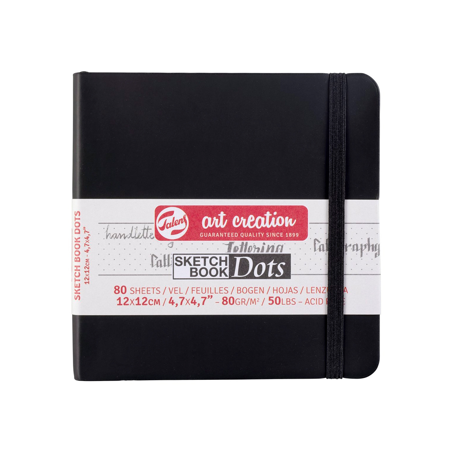 Libreta Negra con Puntos 80grs - Sketchbook Art Creation 3