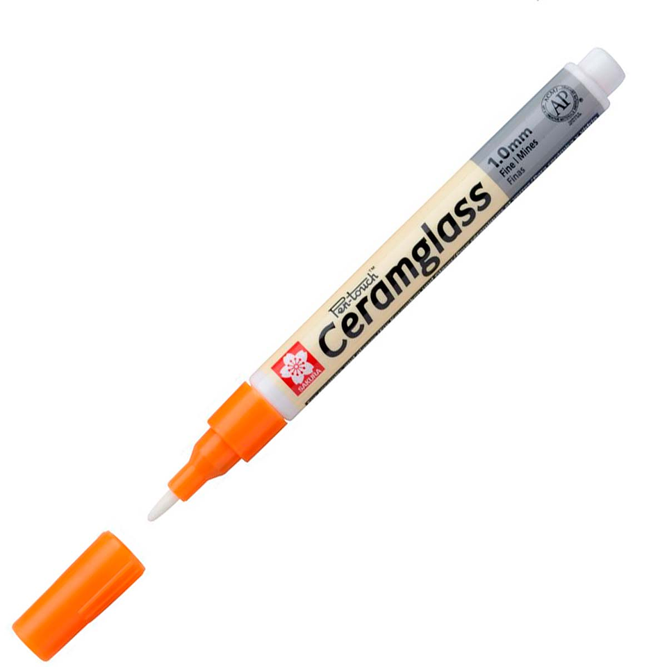 Marcador para cerámica y vidrio 1mm 6