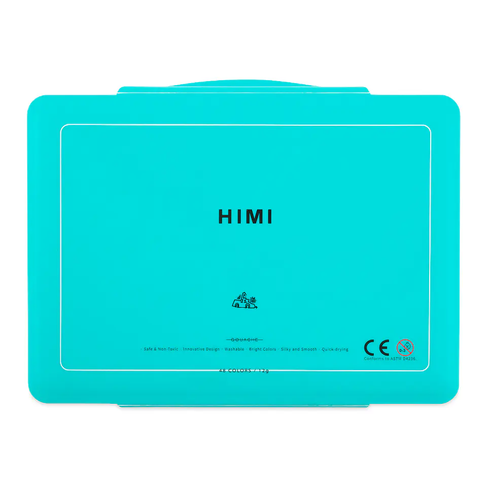 Set Gouache 48 Colores - Potes 12g 1