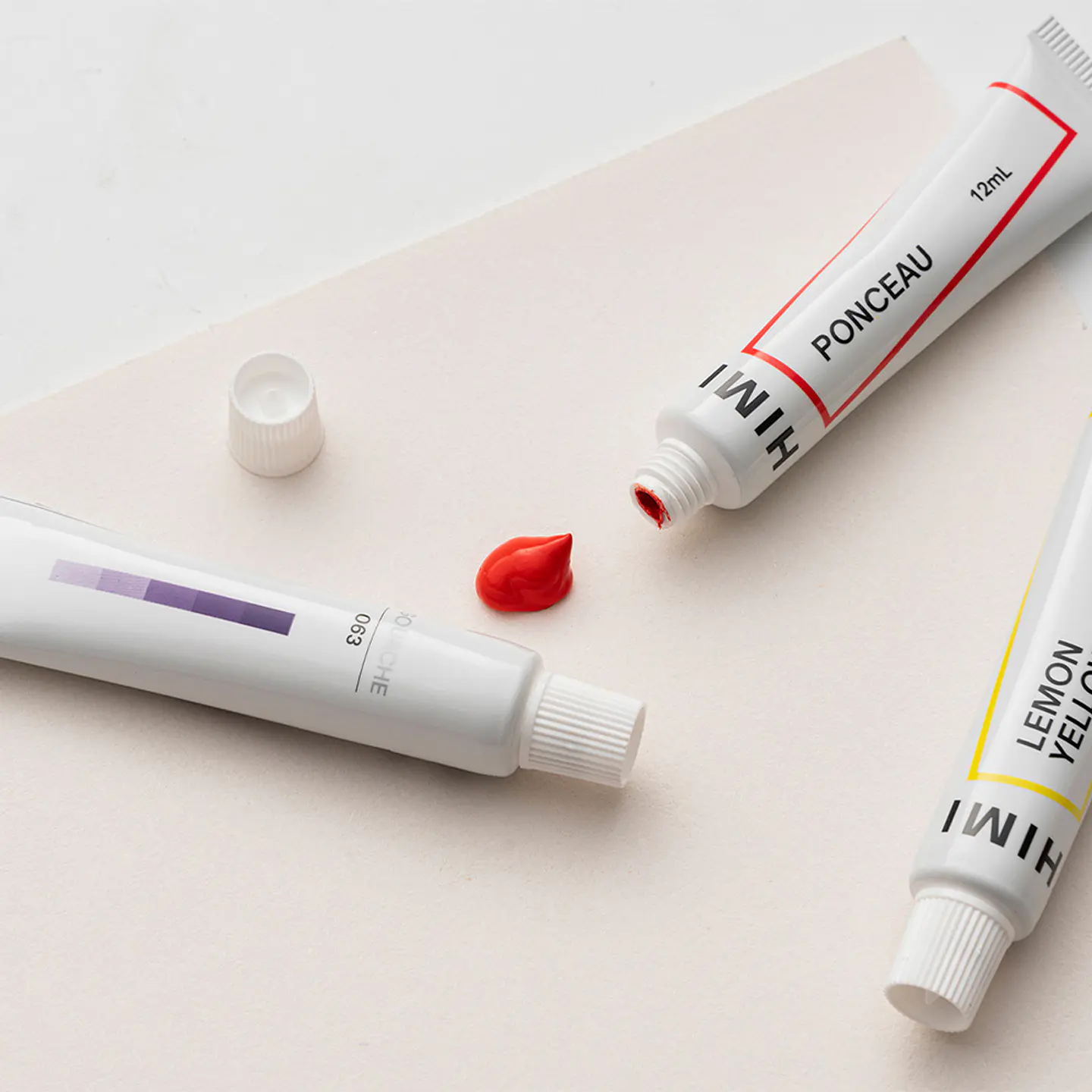 Himi Set De Tubo De 18 Pintura Gouache 12ml 3