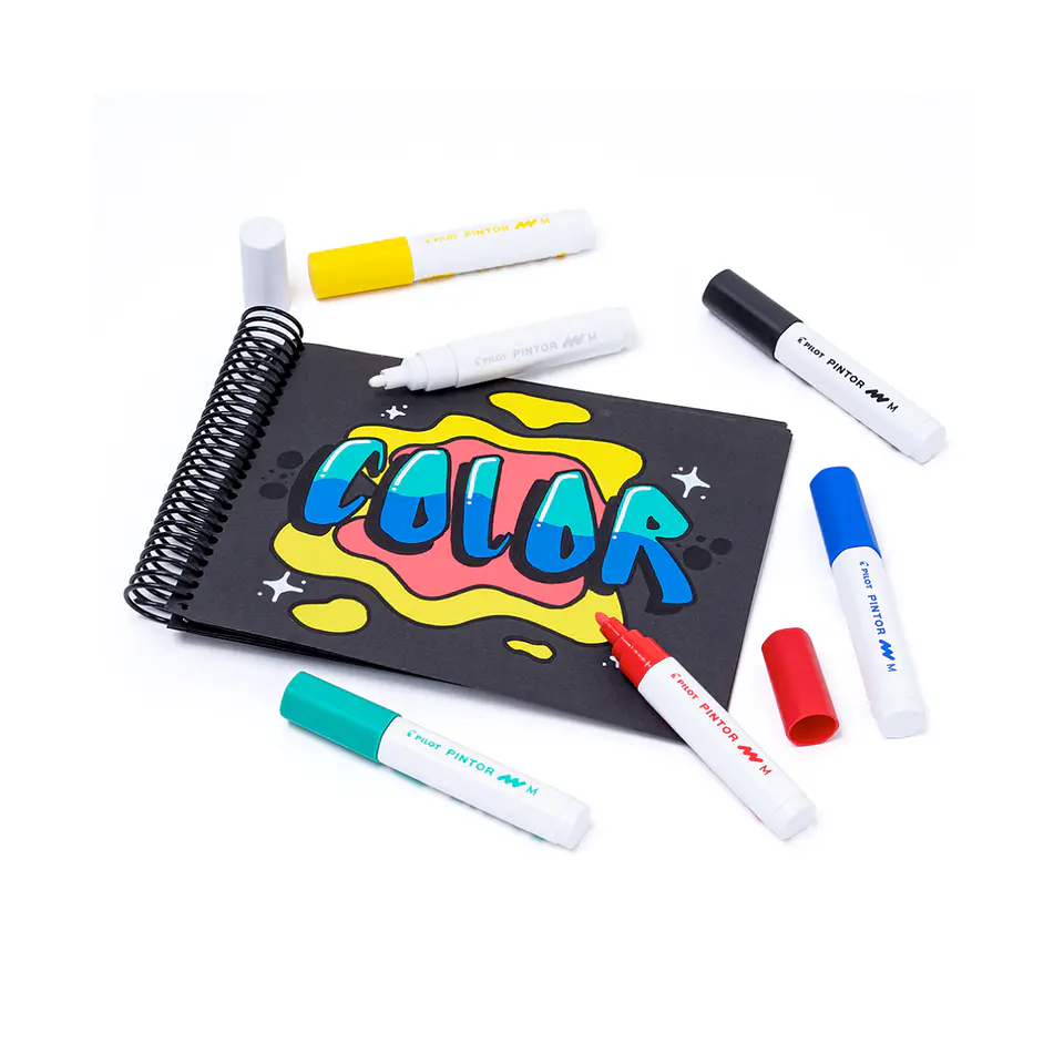 Set Pintor Clásicos Punta Media 6 Colores 3