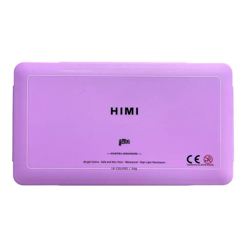 Set De Pintura 18 Colores Gouache Pastel Himi 30g 1