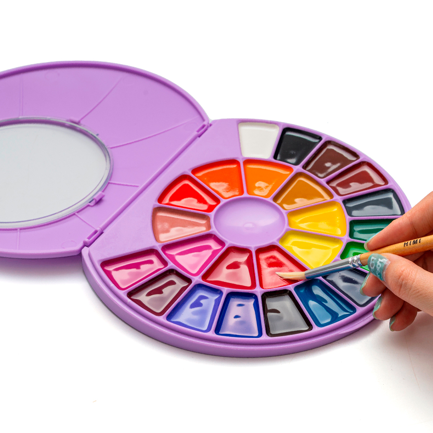 Himi Set de Pintura Semi Humeda 24 Colores 4