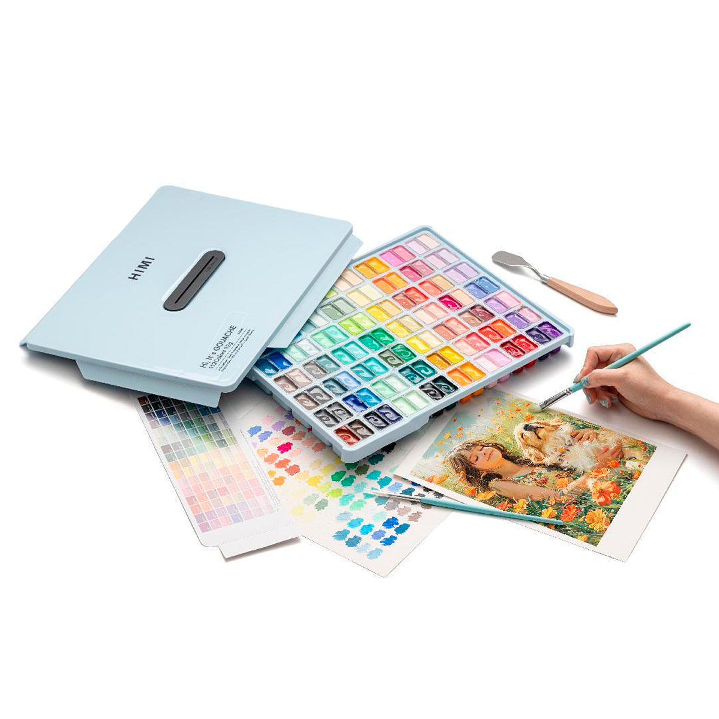 Set de Pinturas Himi Gouache 112 Colores 12g 3