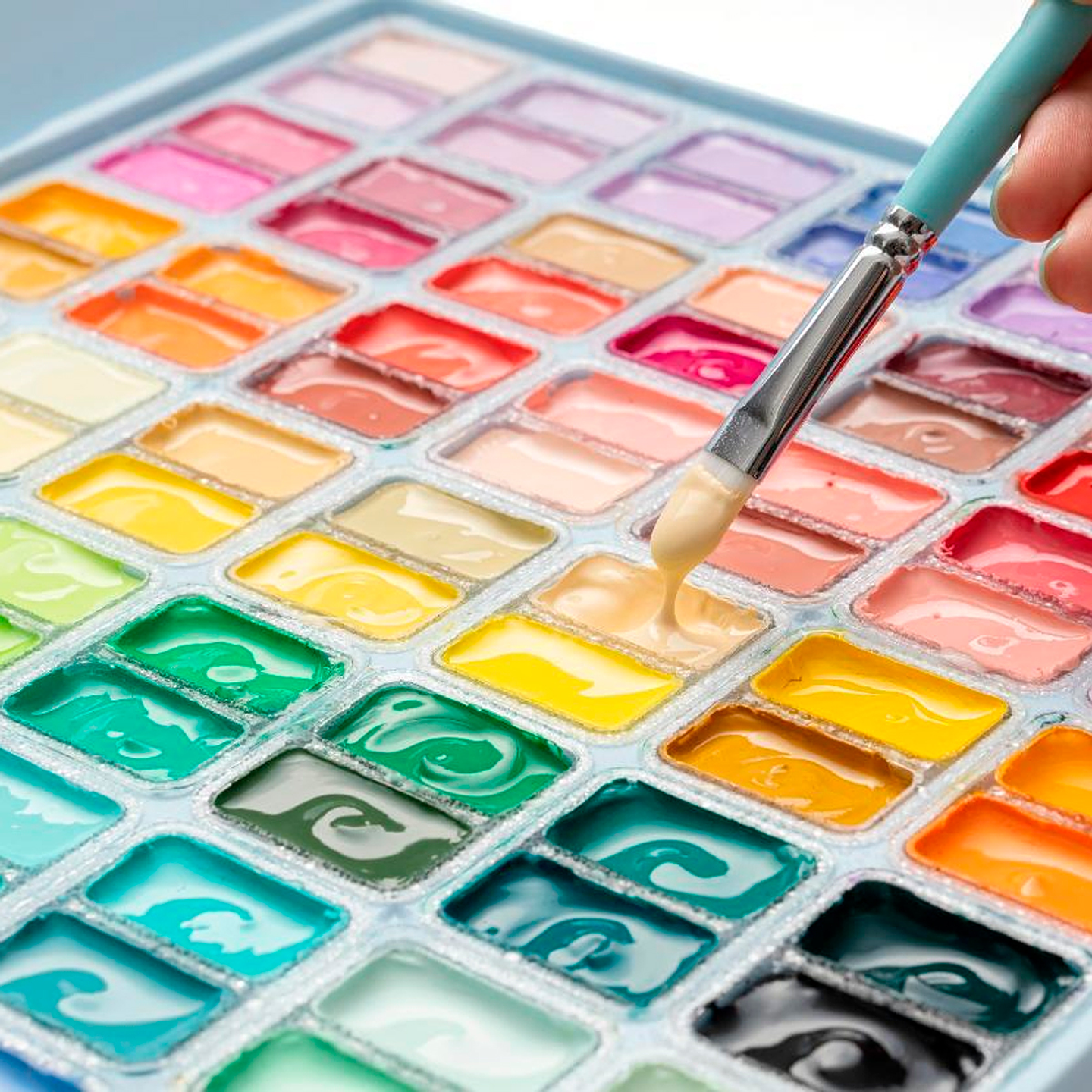 Set de Pinturas Himi Gouache 112 Colores 12g 4