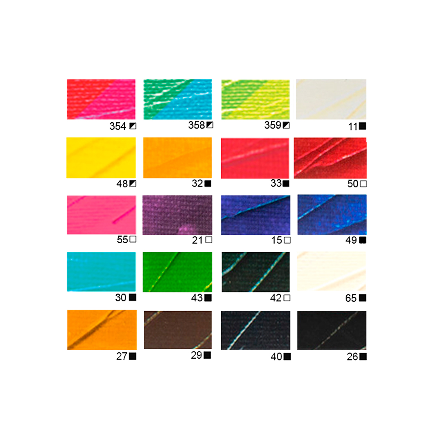  Acrílico Pebeo Studio Set 20 Colores 20ml + Pincel 4