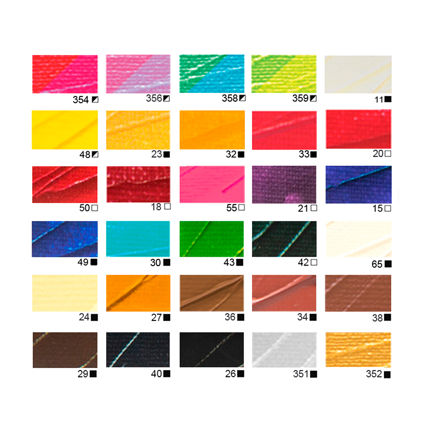 Acrílico Pebeo Studio Set 30 Colores 20ml + Pincel 4