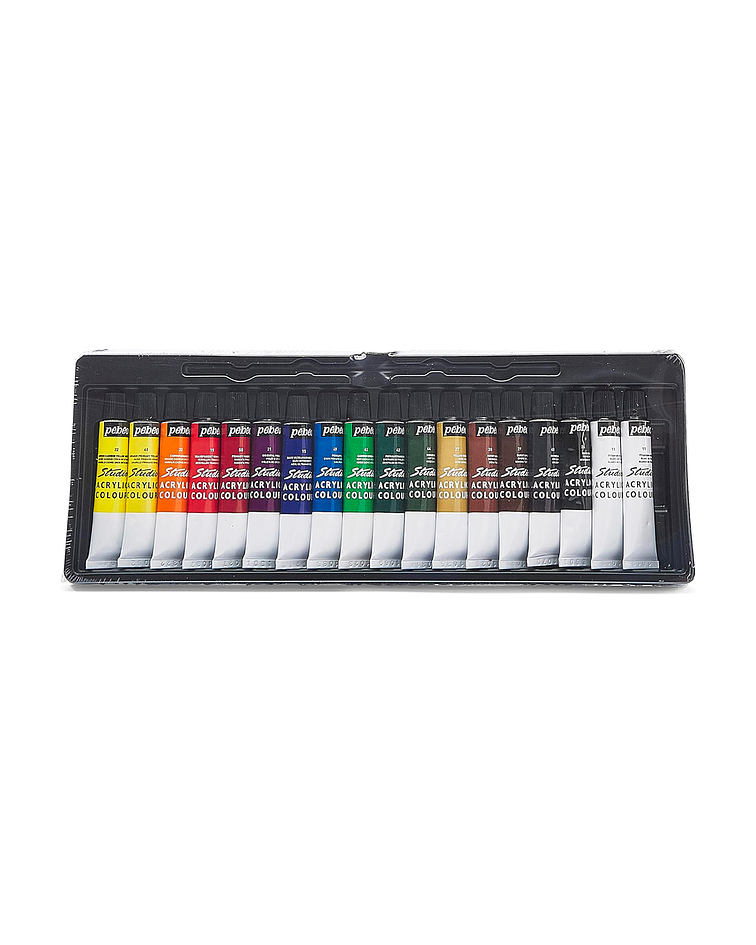 Acrílico Pebeo Studio Set 18 Colores 12ml