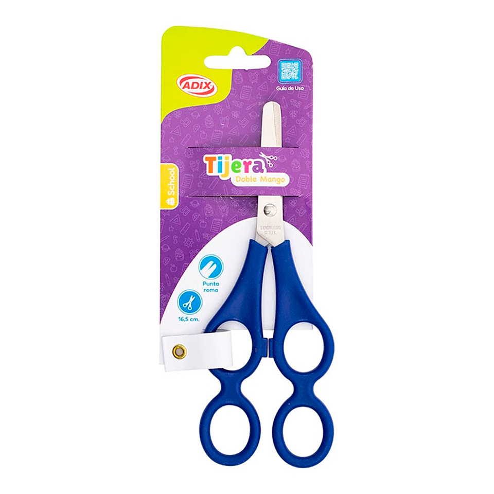 Tijera Escolar Doble Mango 1