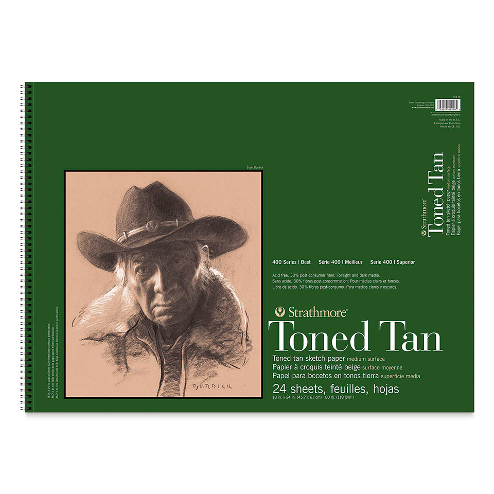 Croquera Toned Tan - Strathmore  5