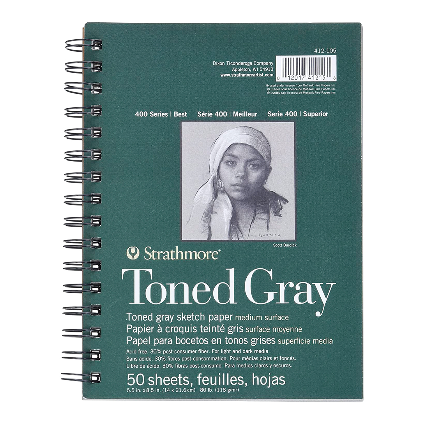Croquera Toned Gray - Strathmore 2