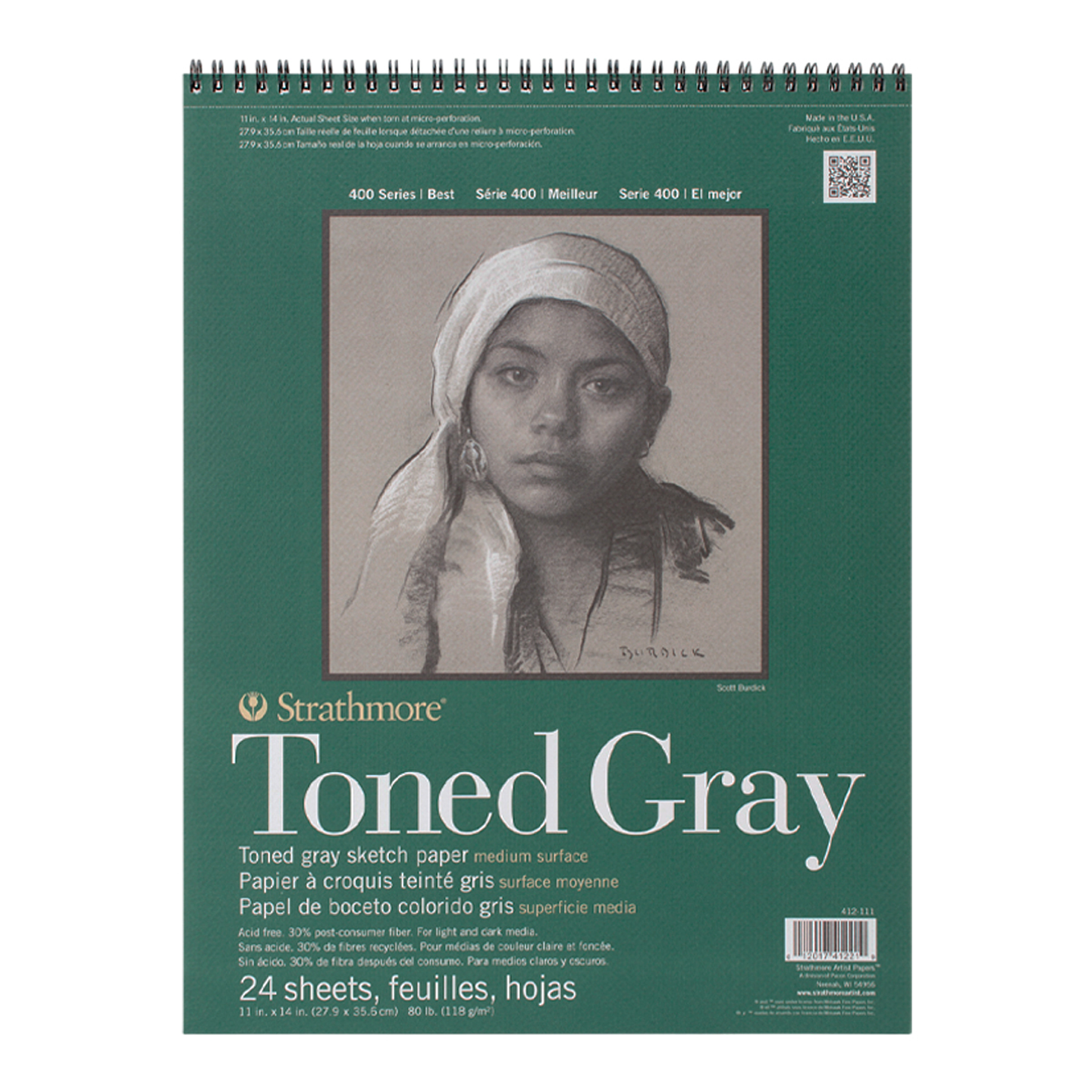Croquera Toned Gray - Strathmore 4