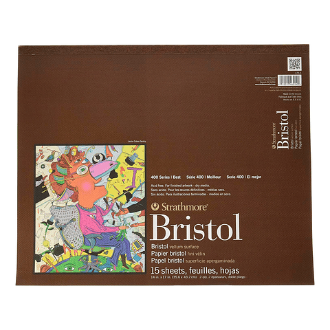 Block Strathmore Bristol Serie 400 Vellum 270gr 35x43cm 15hj