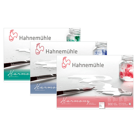 Block Acuarela Harmony 300grs A3 - Hahnemühle