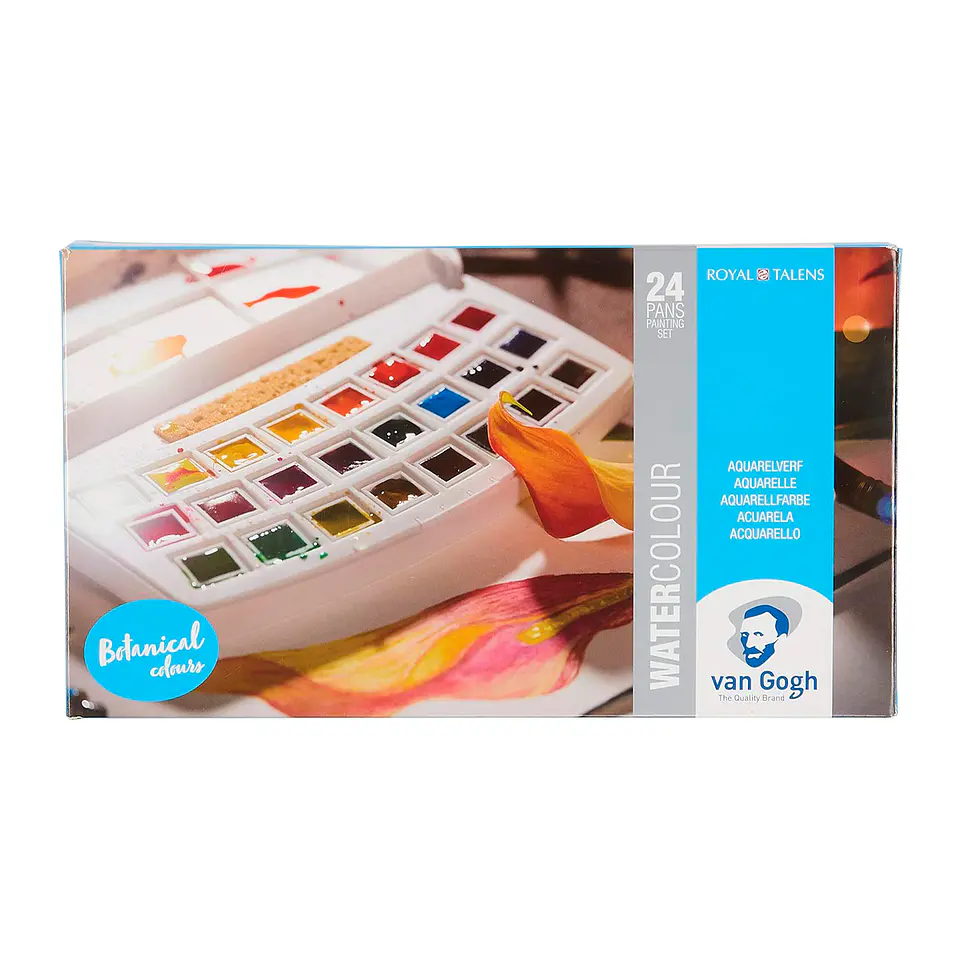  Acuarela en Pastillas Van Gogh Set 24 Colores Botánicos 1