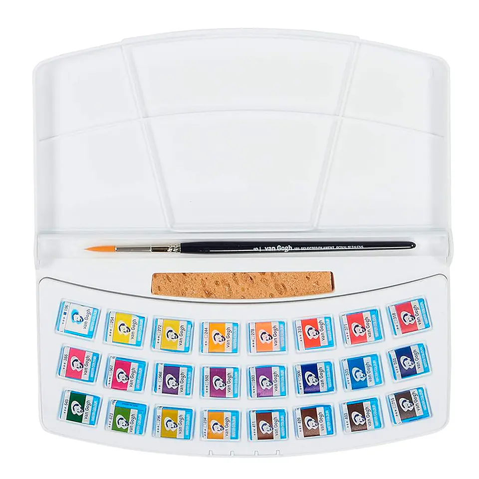  Acuarela en Pastillas Van Gogh Set 24 Colores Botánicos 2