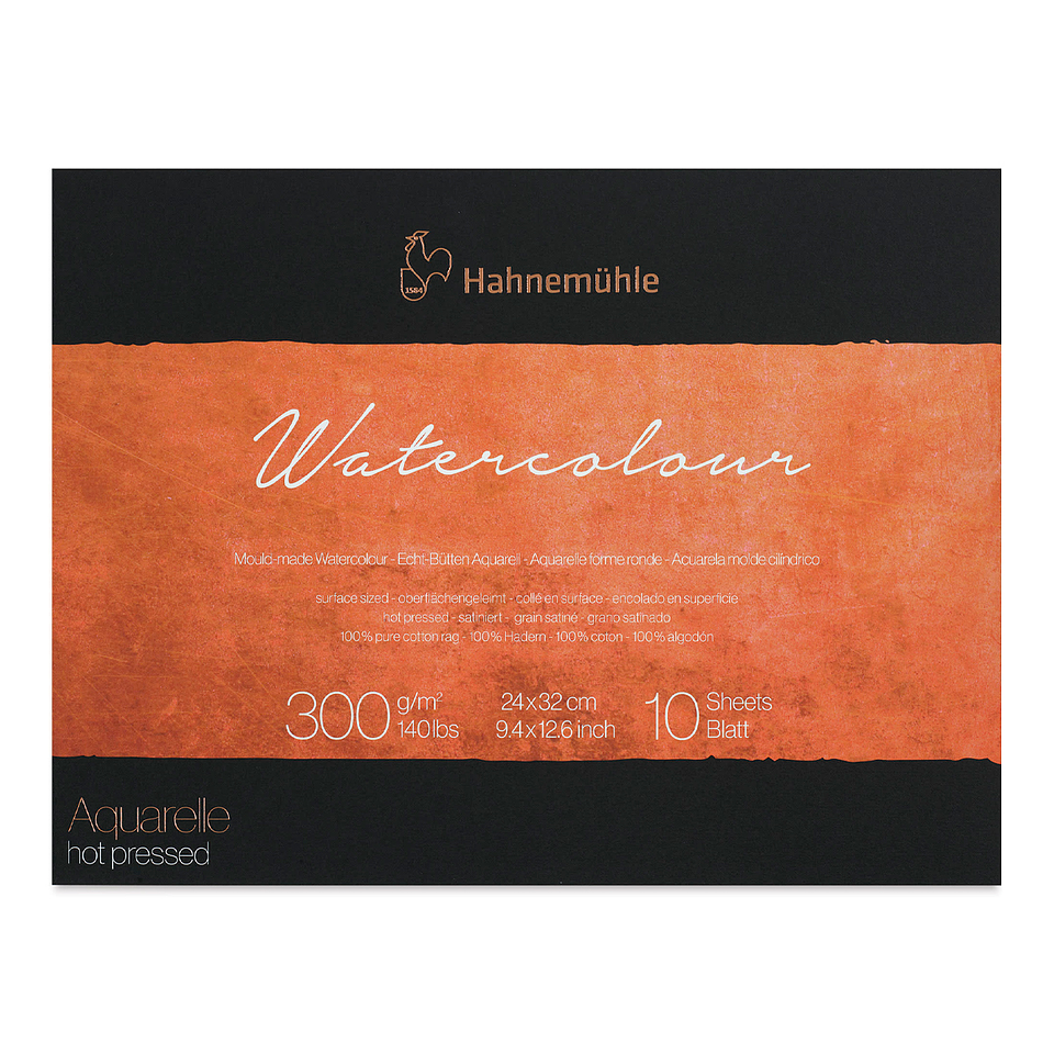 Block Acuarela Algodón 300grs 10Hjs - Hahnemühle 2