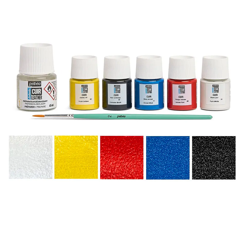 Pintura para Cuero Setacolor 5 Colores 20ml - Pebeo 2