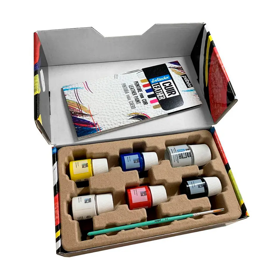 Pintura para Cuero Setacolor 5 Colores 20ml - Pebeo 3
