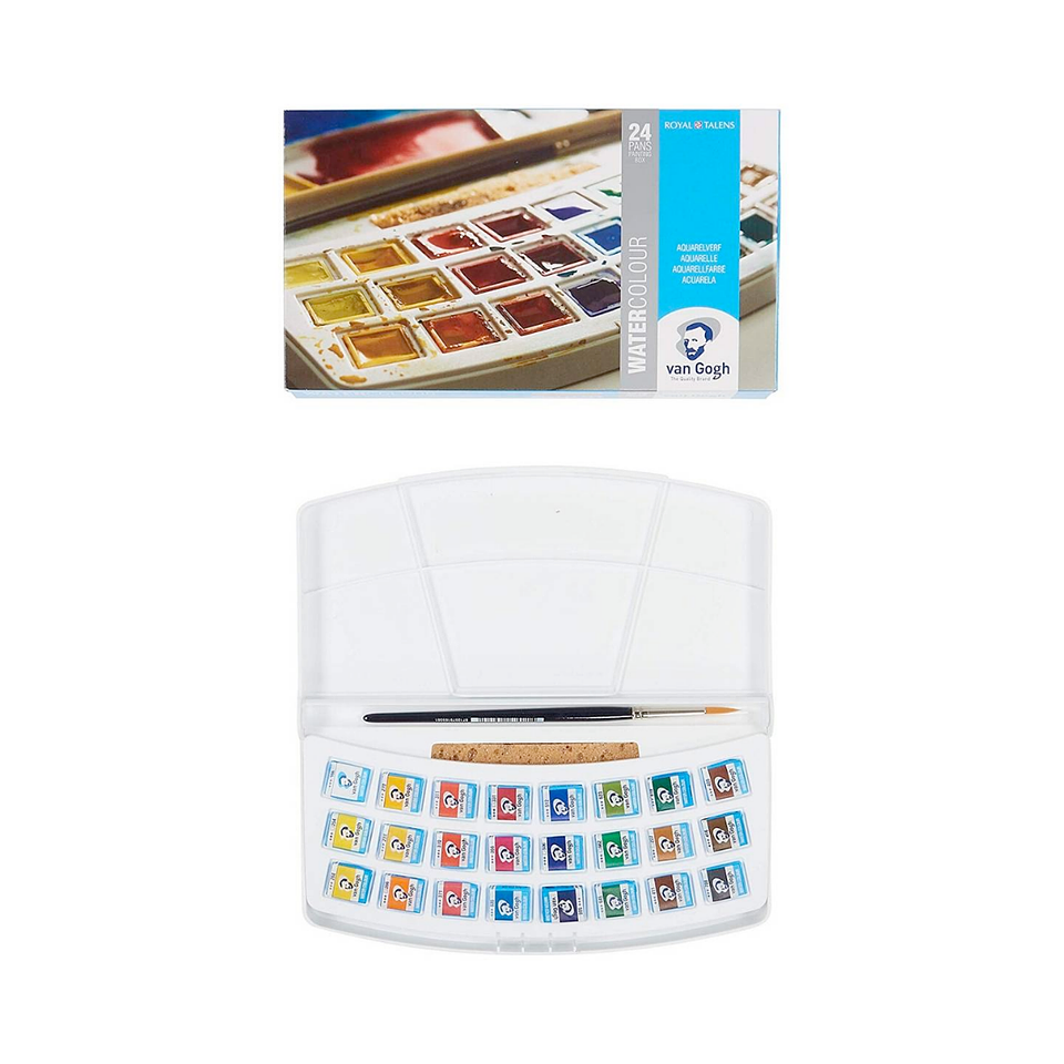 Acuarela en Pastillas Van Gogh Set 24 Colores 2