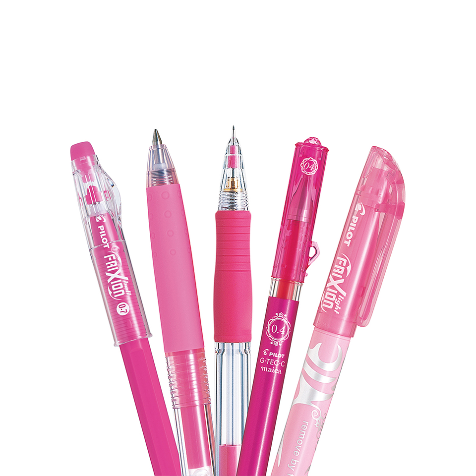 Set Pilot 5 Unidades Rosado 3