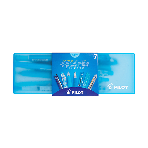 Set Pilot 7 Unidades Celeste