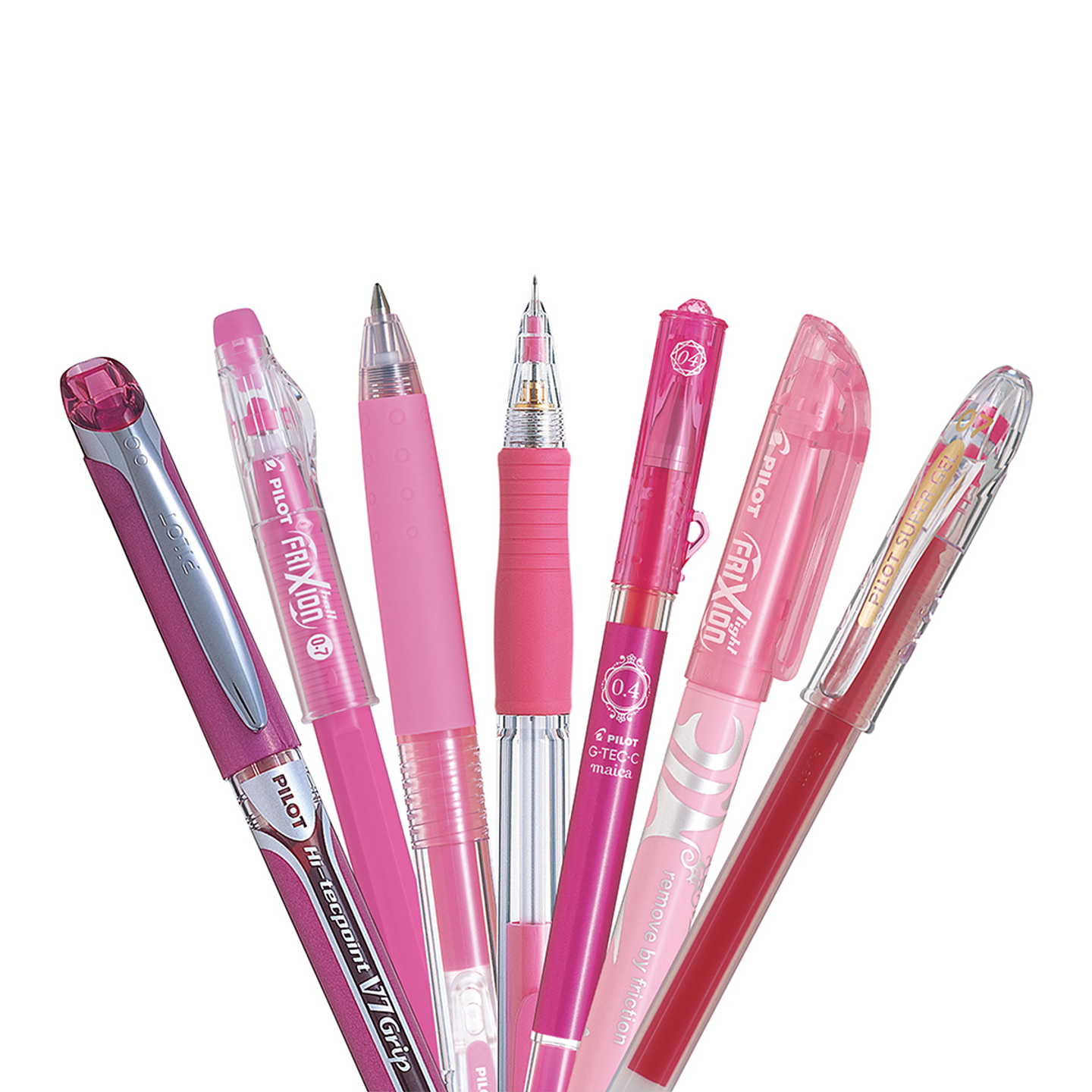 Set Pilot 7 Unidades Rosado 3
