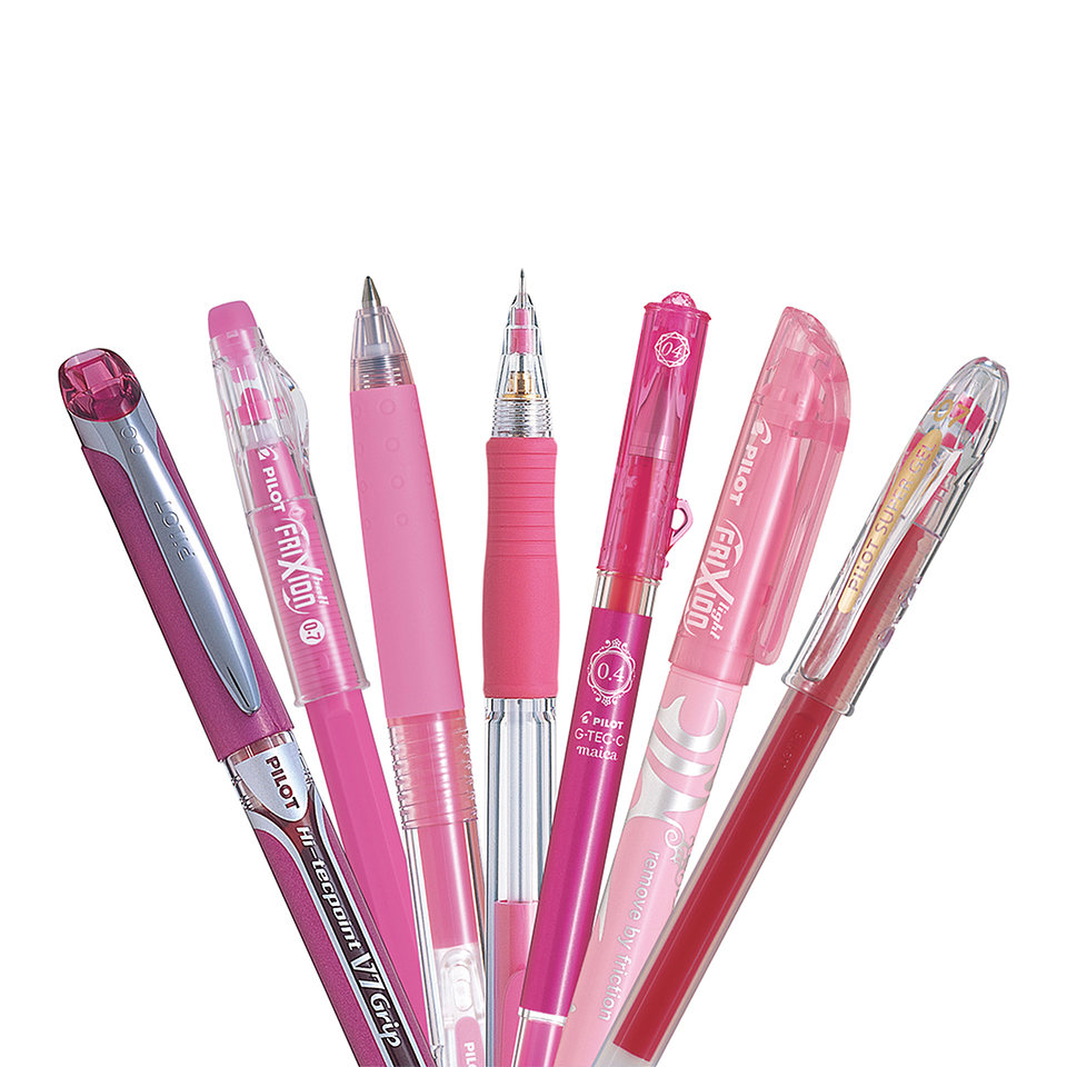 Set Pilot 7 Unidades Rosado 3