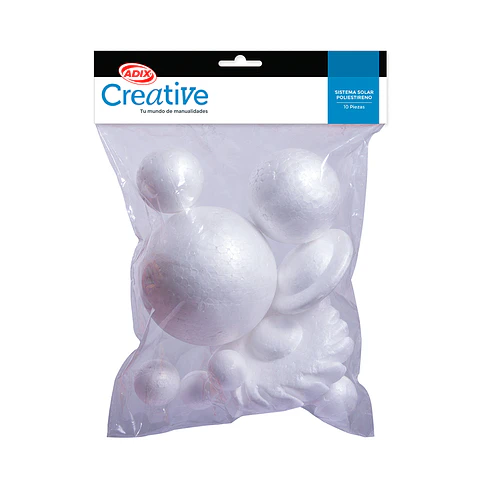 Sistema Solar Poliestireno 10 un