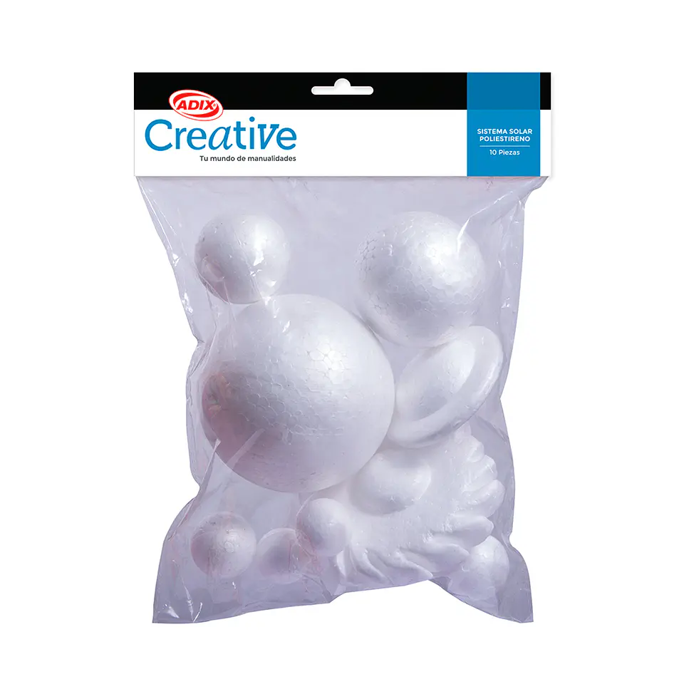 Sistema Solar Poliestireno 10 un 1