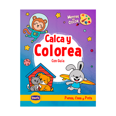 Calca y Colorea con Guía 48 Pág