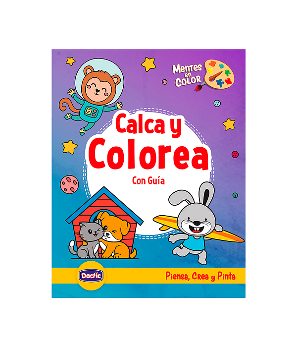 Calca y Colorea con Guía 48 Pág