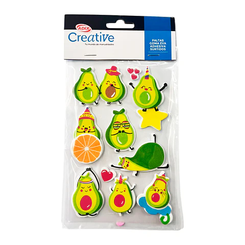 Stickers Goma Eva palta