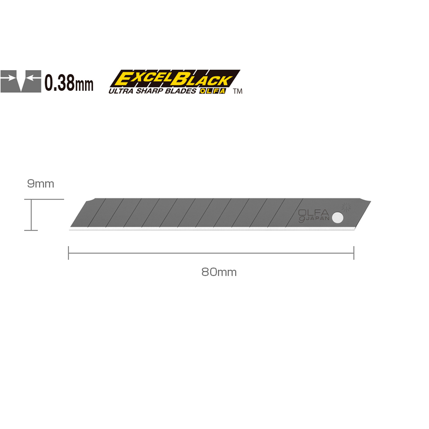 Repuesto Universal 9 mm Negro 10 un ASBB-10 2