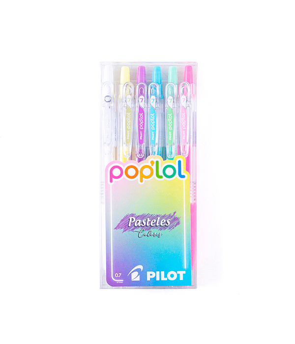 Set Poplol 6 Colores Pasteles