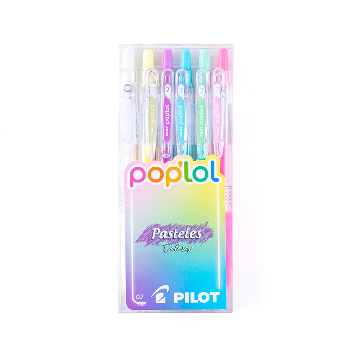 Set Poplol 6 Colores Pasteles 1