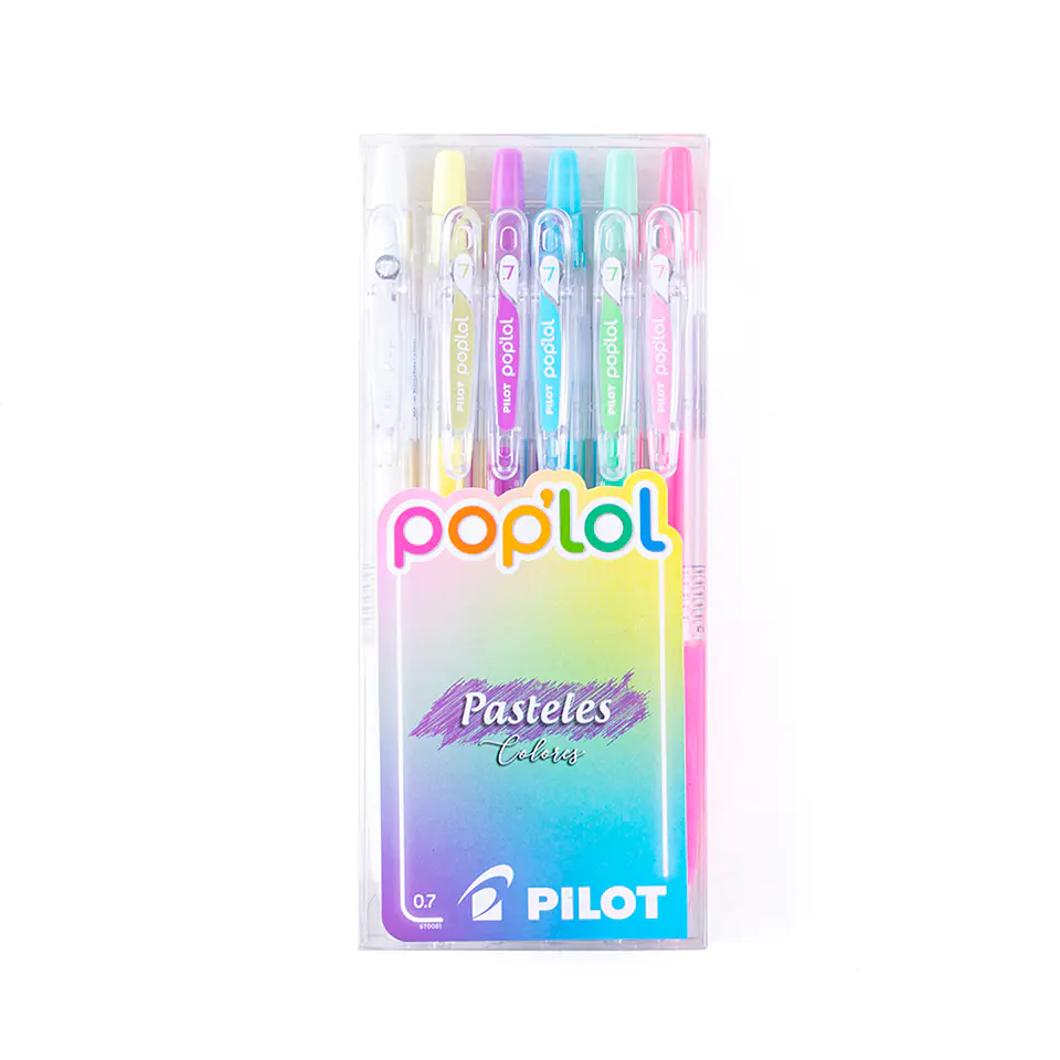 Set Poplol 6 Colores Pasteles 1