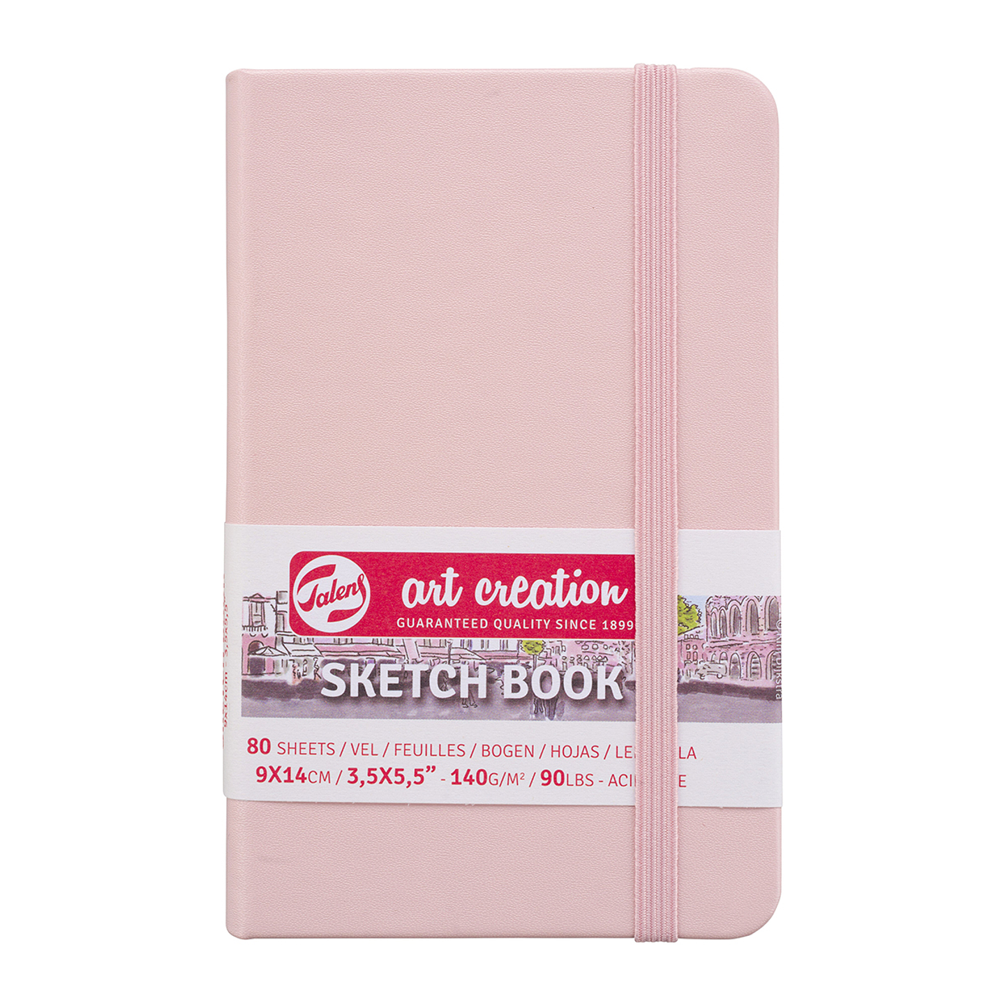 Libreta Sketchbook Rosa Pastel Lisa 140grs 80hjs - Art Creation 2