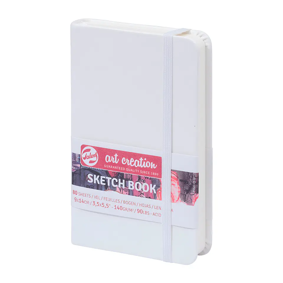 Libreta Sketchbook Blanca Lisa 140grs 80hjs - Art Creation 2