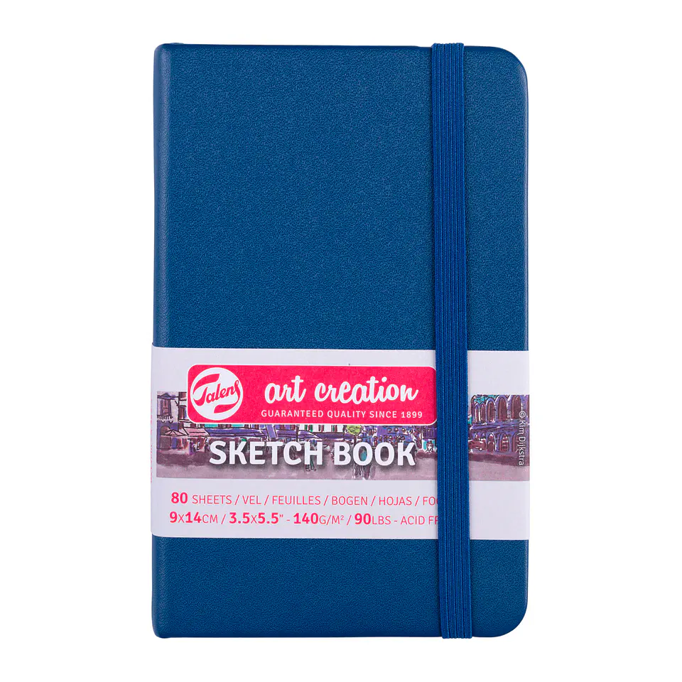 Libreta Sketchbook Azul Marino Lisa 140grs 80hjs - Art Creation 2